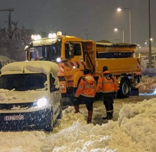 EPOMEA's operations for the aid of civilians during the storm "Elpida"