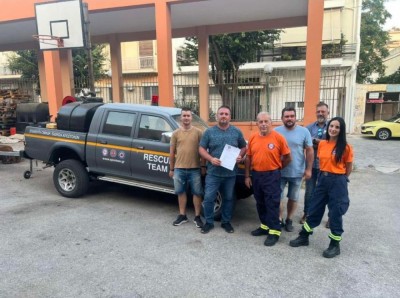 Παράδοση Οχήματος Mitsubishi με Πυροσβεστικό Συγκρότημα 700lt στην ΕΠΟΜΕΑ Αιγιάλειας