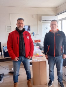 Ευχαριστήριο προς την εταιρεία BAHCO για τη δωρεά εξοπλισμού