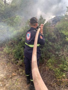 Συμμετοχή ΕΠ.ΟΜ.Ε.Α. Ρόδου στην κατάσβεση πυρκαγιάς στην περιοχή Σορωνή 